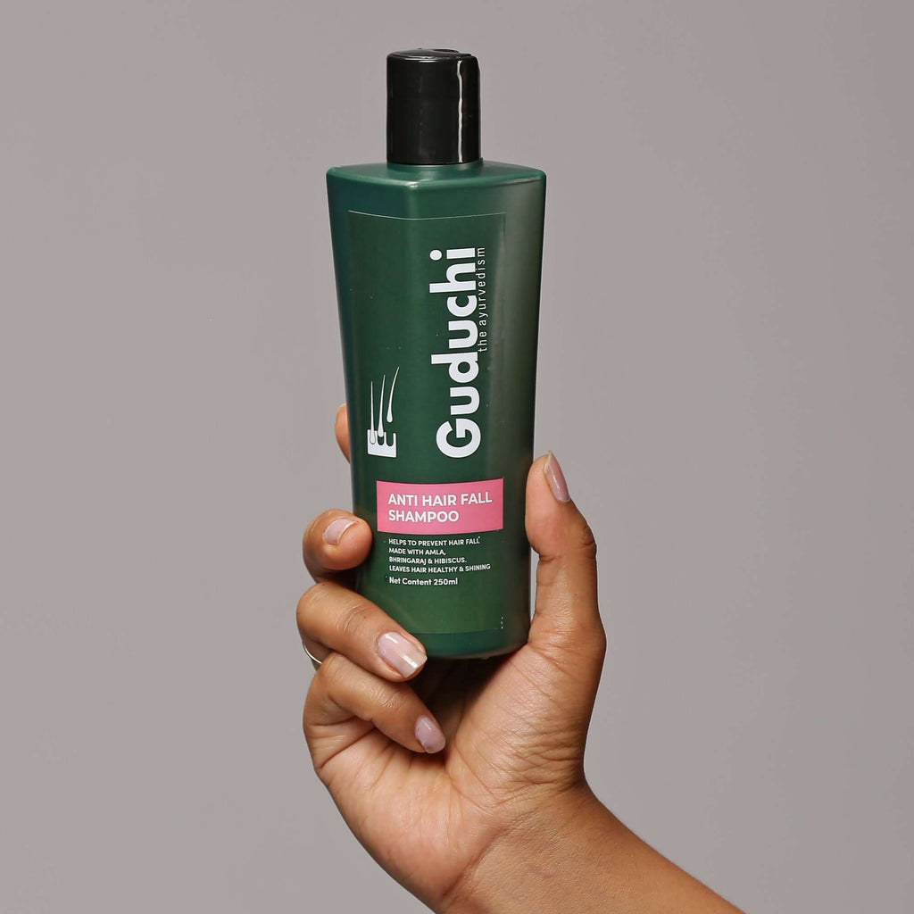 Buy 3 get 1 Guduchi Ayurveda Anti Hair Fall shampoo. - Guduchi Ayurveda