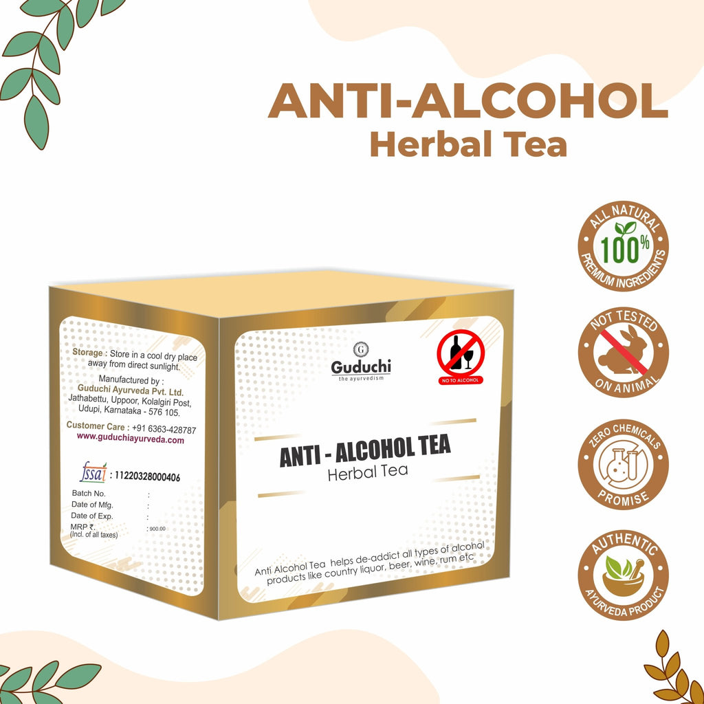 Guduchi Ayurveda Anti-Alcohol Herbal Tea - Guduchi Ayurveda