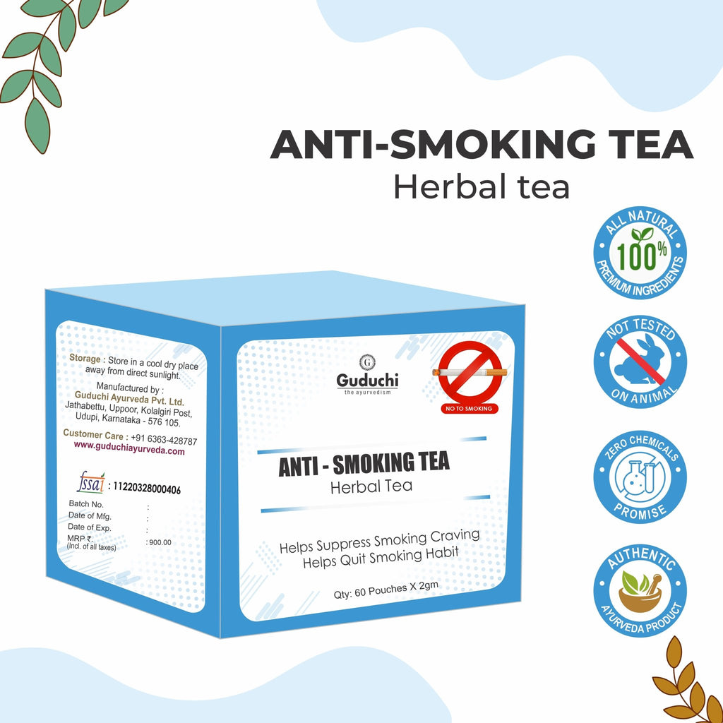 Guduchi Ayurveda Anti-smoking Herbal tea: - Guduchi Ayurveda