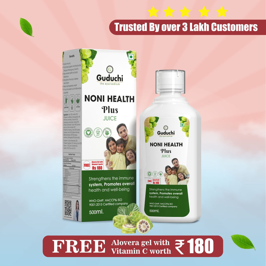 Guduchi Ayurveda Noni Health Plus Juice - Guduchi Ayurveda