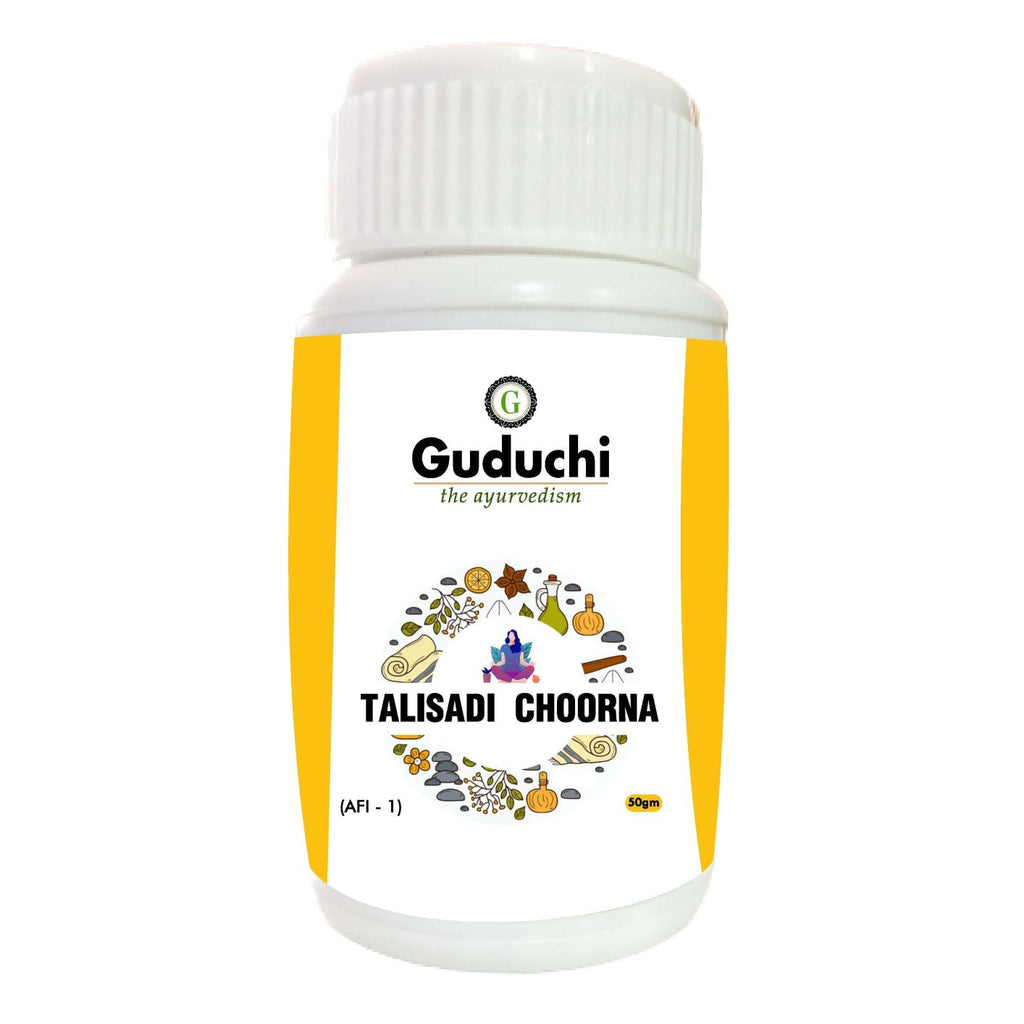Talisadi Choorna For Digestive & Respiratory Disturbances, | 50gm - Guduchi Ayurveda