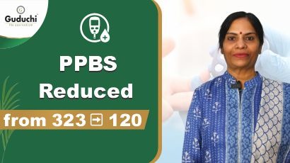 Guduchi Ayurveda type 2 diabetes reversal program success story – patient sharing reduced ppbs level and health results through treatment in Guduchi Ayurveda.