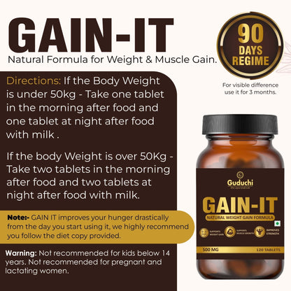 Ayurveda Muscle Gain Capsule