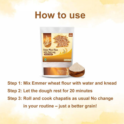 Guduchi Ayurveda Emmer Diabetes - Friendly Wheat Chapati Flour – 750gm - Guduchi Ayurveda