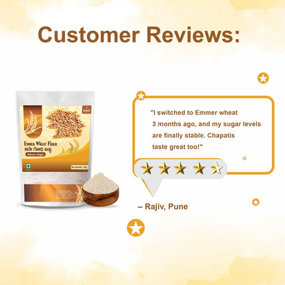 Guduchi Ayurveda Emmer Diabetes - Friendly Wheat Chapati Flour – 750gm - Guduchi Ayurveda