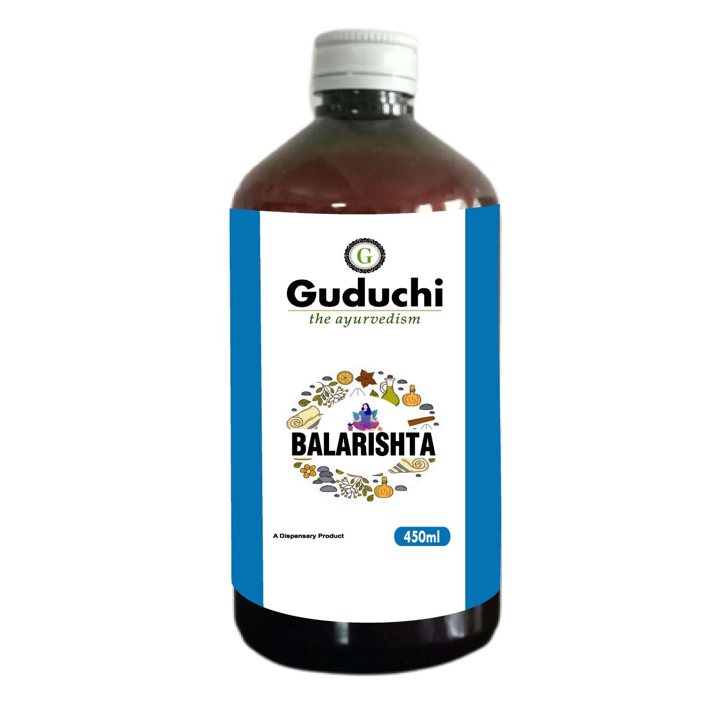 Asava Arishta Balarishta | Useful in Multiple Joint Pains, Arthritis, Stiffness in Joint Weakness | 450ML - Guduchi Ayurveda