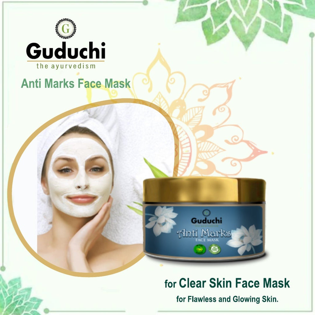 Ayurvedic spot treatment with Guduchi Anti Marks Face Mask - Guduchi Ayurveda