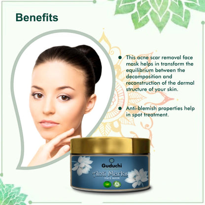 Ayurvedic spot treatment with Guduchi Anti Marks Face Mask - Guduchi Ayurveda