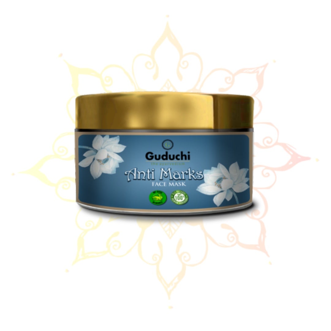 Ayurvedic spot treatment with Guduchi Anti Marks Face Mask - Guduchi Ayurveda