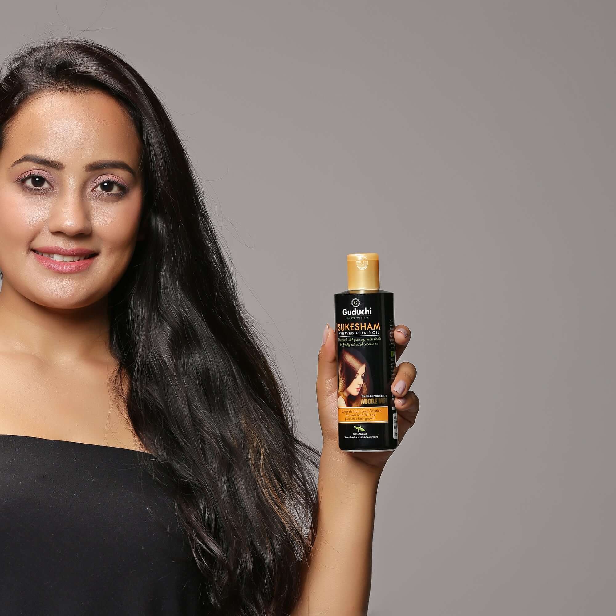 Ayurvedic Sukesham Anti Hair Fall Oil for Hair Fall Control & Hair Regrowth - Guduchi Ayurveda