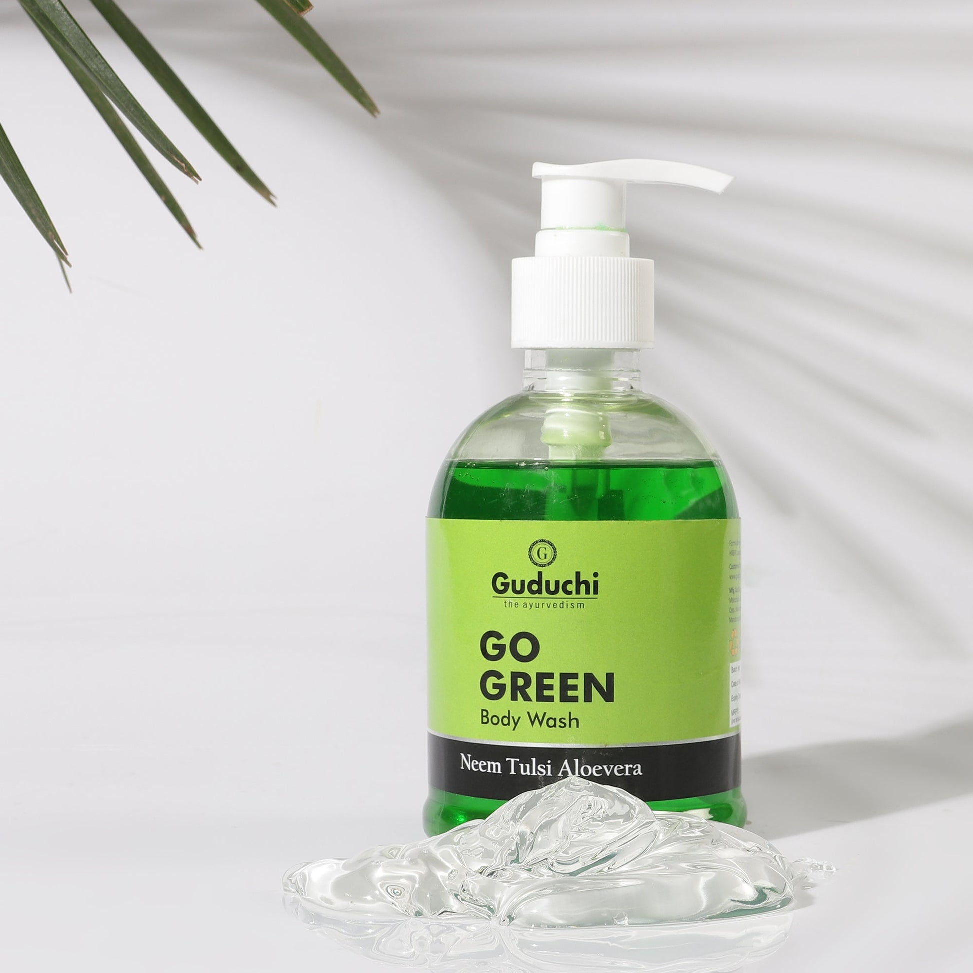 Go Green Body Wash| SLS Free | Helpful in Oily skin, 300ml - Guduchi Ayurveda