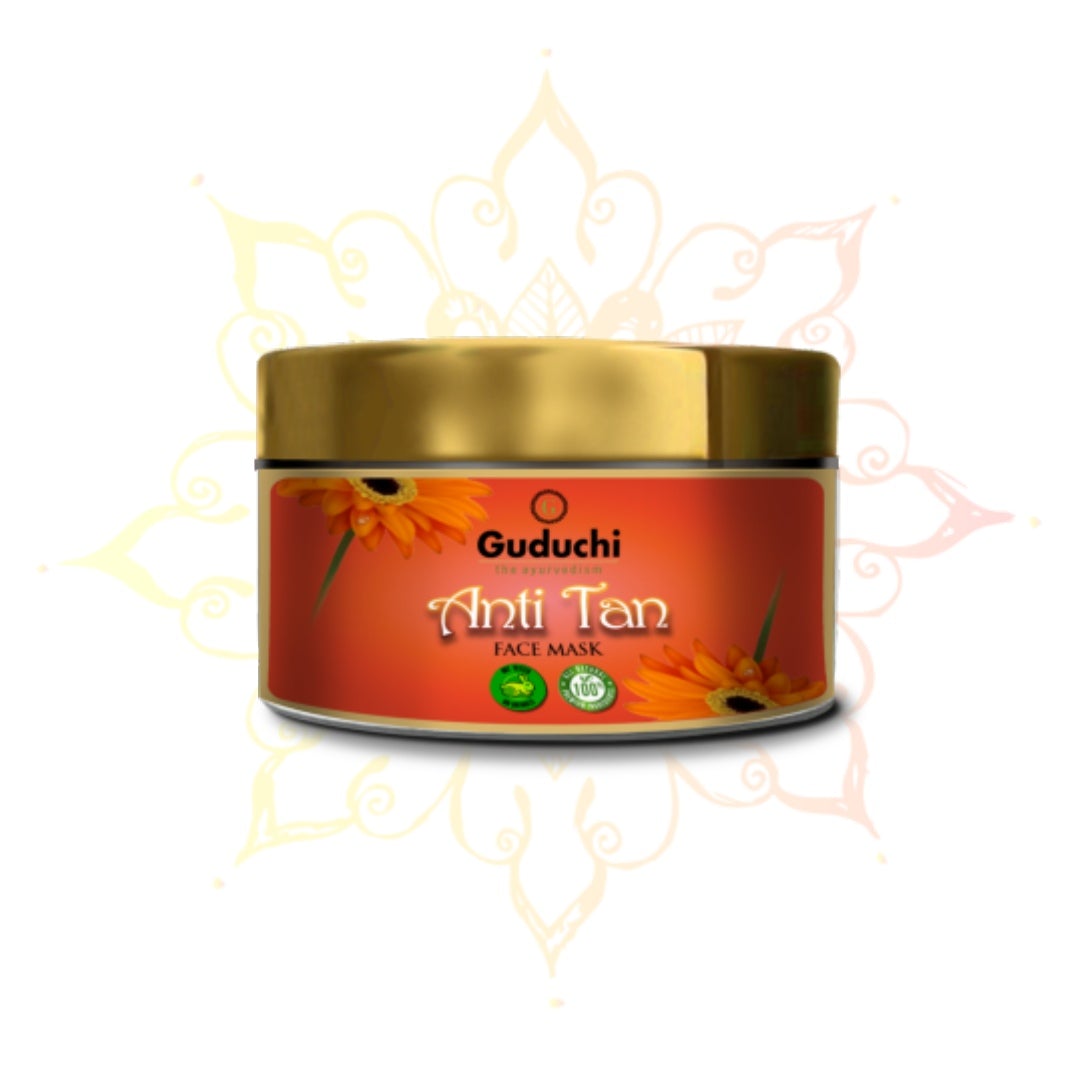 Guduchi Anti Tan Face Mask for Improved Skin Tone, Pigmentation with the goodness of Ayurveda - Guduchi Ayurveda