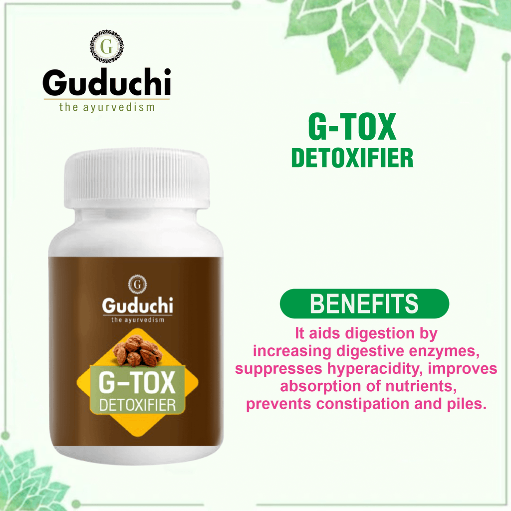 Guduchi Ayurveda G-Tox | Detoxifies the body from toxins - Guduchi Ayurveda