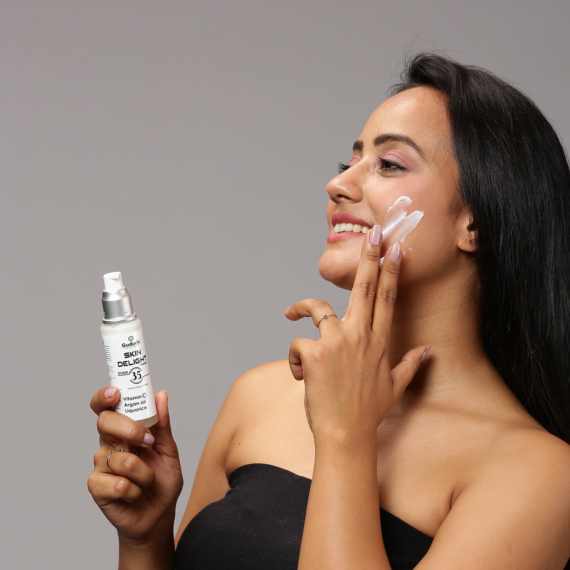 Guduchi Ayurveda Over 35 Premium skin care cream with Vitamin C, Argan Oil and Liquorice. - Guduchi Ayurveda
