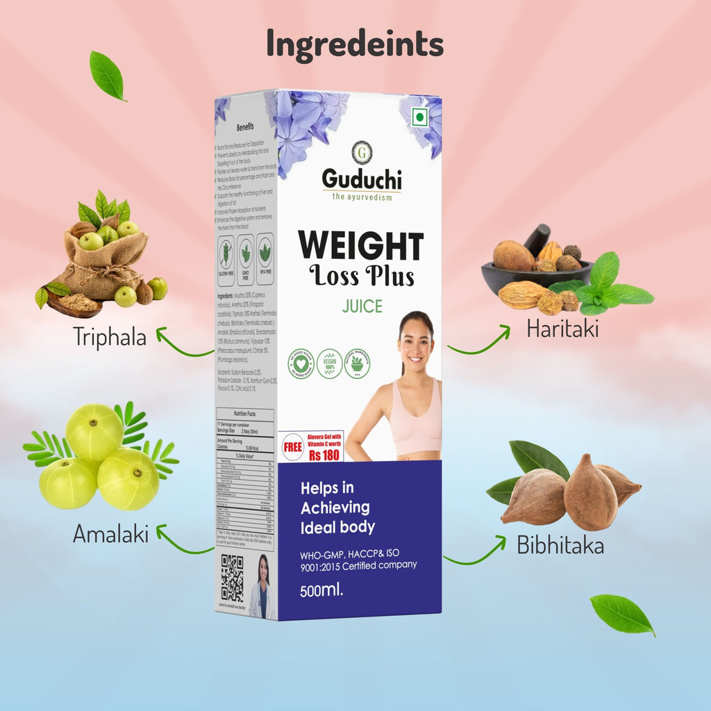Guduchi Ayurveda Weight loss Plus Juice - Guduchi Ayurveda