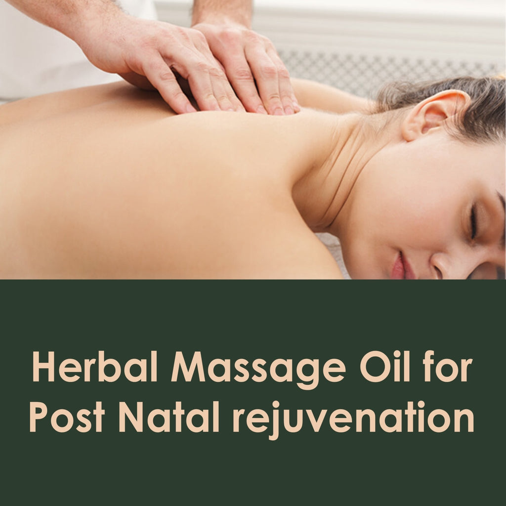 Guduchi Dhanvantara body oil helps in Post Natal body rejuvenation | For External Use | 200 ML - Guduchi Ayurveda