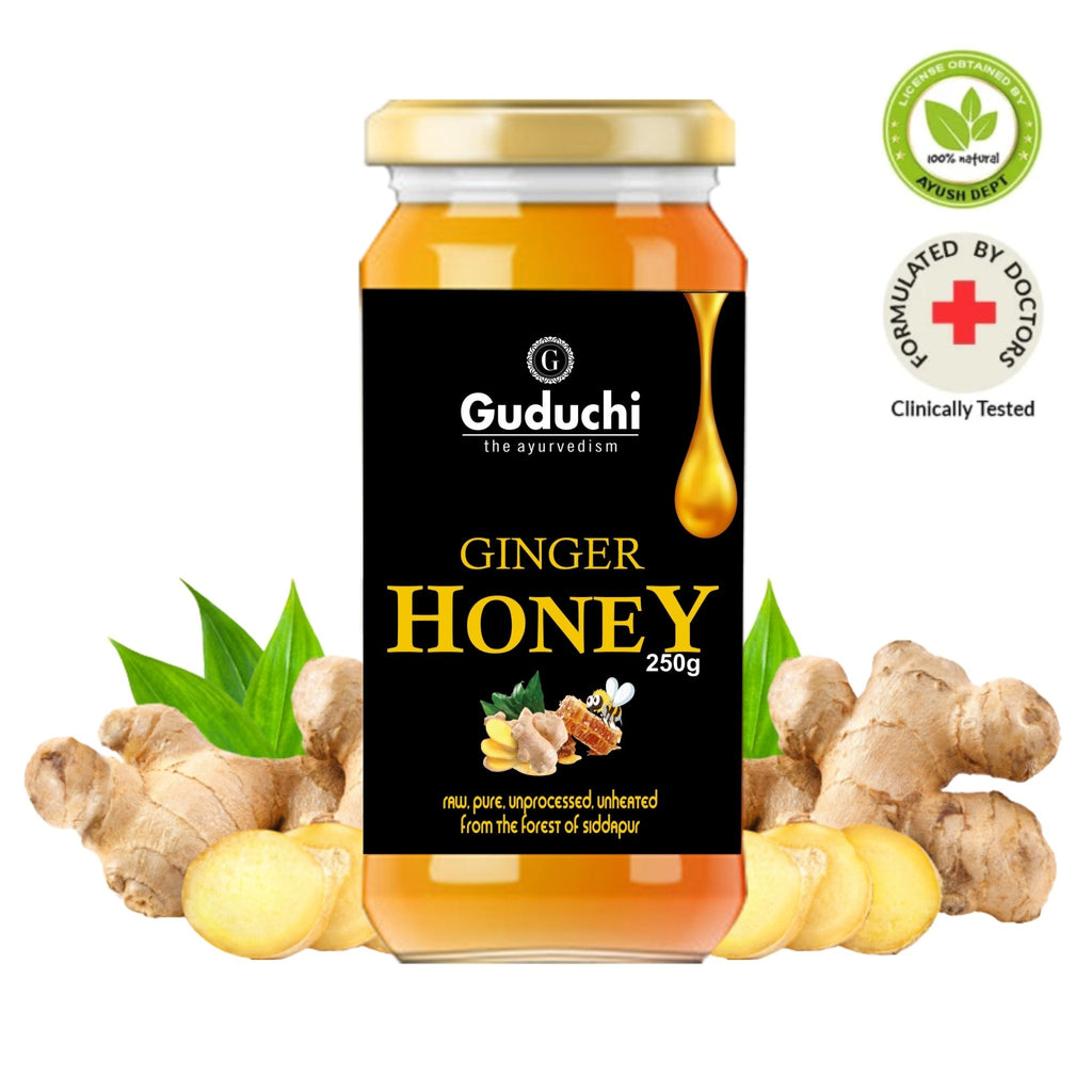 Guduchi Ginger Honey - a Natural Immunity Booster- 250gms - Guduchi Ayurveda