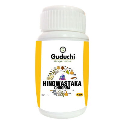 Hingwashtak Choorna -A- Digestion Care | 50gm - Guduchi Ayurveda