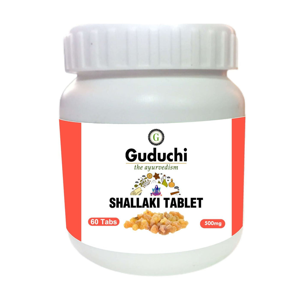 Shallaki Herbal Tablet - For Bone & Joint Wellness - 60 Tablets - Guduchi Ayurveda